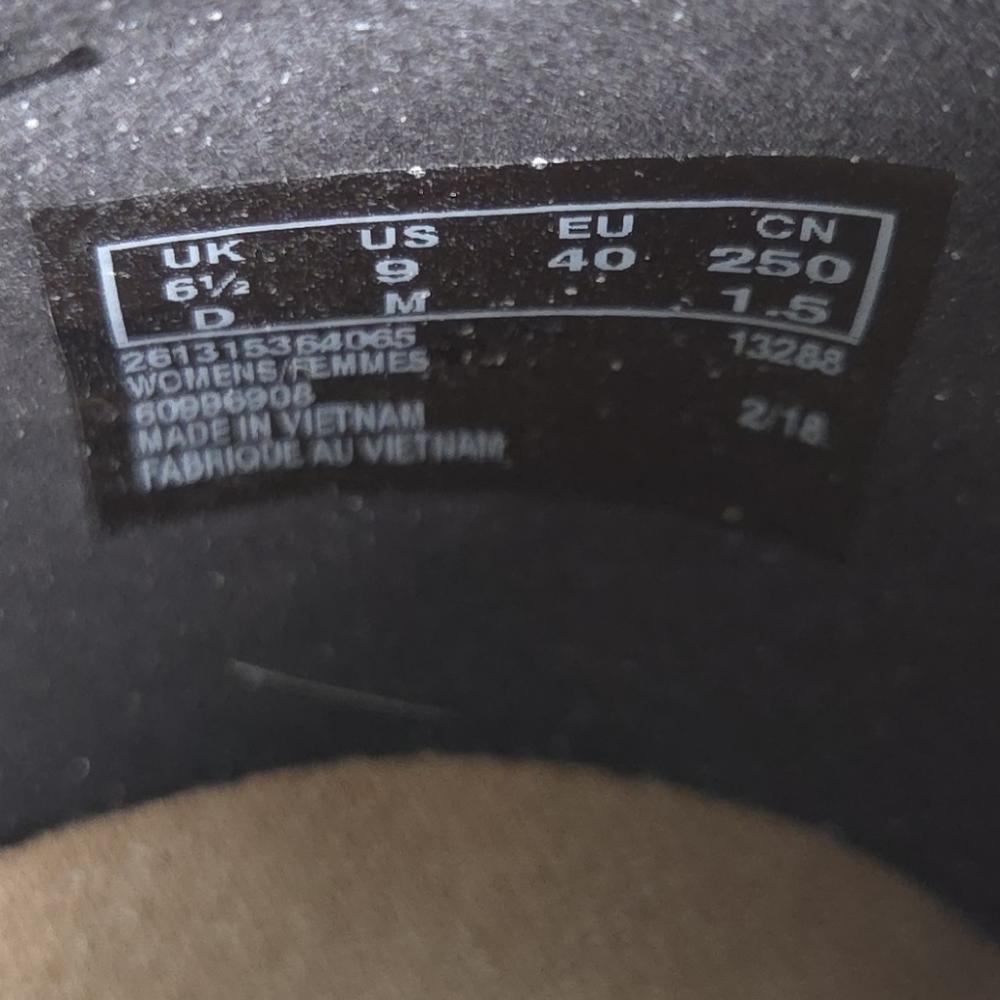 Clarks Sara Willow Black Leather Ballet Flats W 9 - Picture 12 of 14